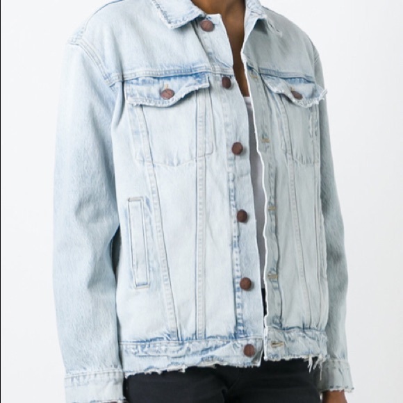 current elliott white denim jacket